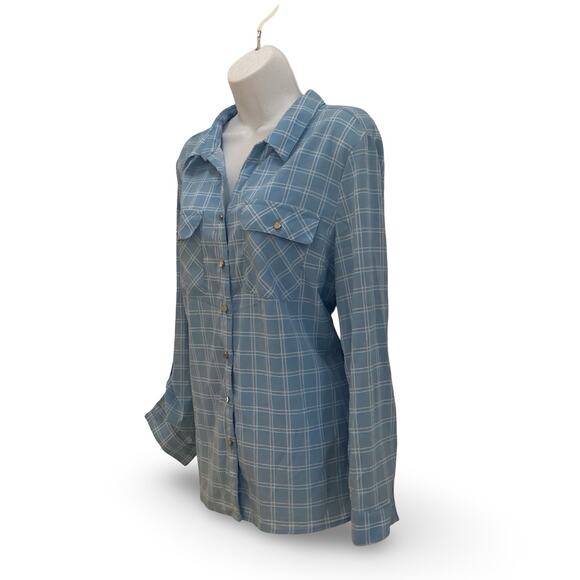 Notations Grid Pattern Button Down - Picture 2 of 7